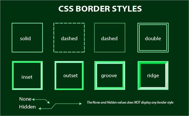 border should always be defined 1 1